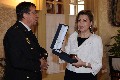 El Sr. Bartomeu Campaner, Cap Superior de Policia de les Illes Balears visita la presidenta del Parlament