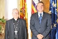 Audiència oferta pel president al bisbe de Mallorca amb motiu del seu comiat
