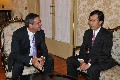Satoru Satoh  realitzà una visita de cortesia al president amb motiu de la seva visita a Mallorca