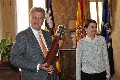 L'Excm. Sr. Jesús Posadas, visita oficialment el Parlament de les Illes Balears