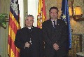 Audiència oferta pel president al nou Bisbe de Mallorca, Sr. Jesús Murgui Soriano