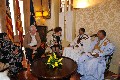 La presidenta amb el president del Parlament Sahrauí i els seus acompanyants
