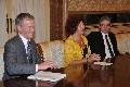 La presidenta del Parlament rep en audiència al president del Parlament de Nova Zelanda